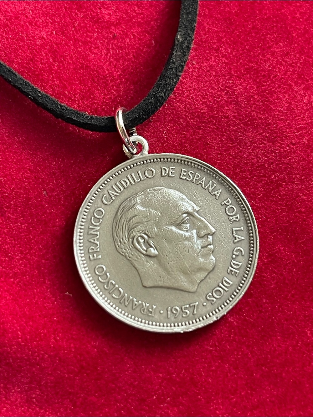 Spain Coin Pendant Necklace